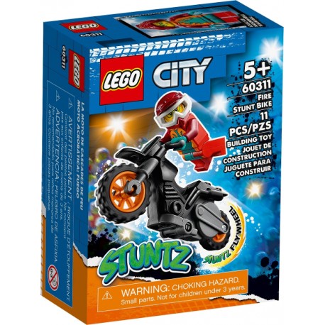 LEGO CITY 60311 Moto Acrobática: Fuego_caja