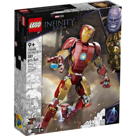 76206 LEGO MARVEL Figura de Iron Man_caja