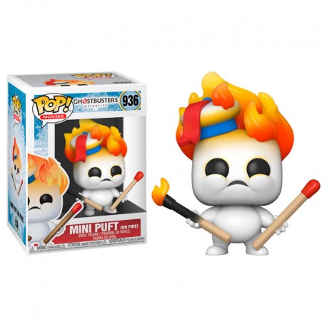 FUNKO POP GHOSTBUSTERS AFTERLIFE MINI PUFT ON FIRE (936)