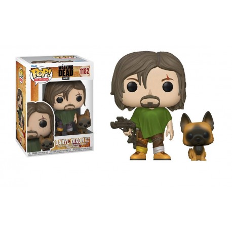 FUNKO POP TELEVISION THE WALKING DEAD DARYL DIXON WITH DOG (1182)