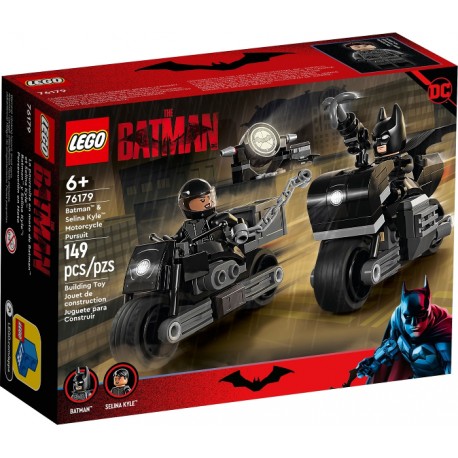 LEGO DC BATMAN Y SELINA KYLE 76179 PERSECUCIÓN EN MOTO