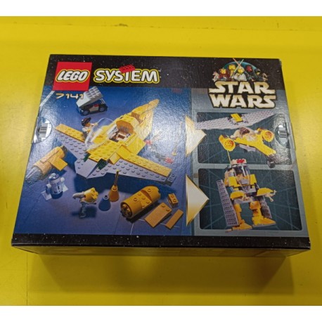 LEGO STAR WARS 7141 NABOO FIGHTER  trasera