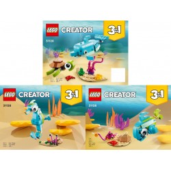 LEGO CREATOR 31128 Delfín y Tortuga 2