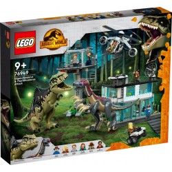 LEGO JURASSIC WORLD 76949 Ataque del Giganotosaurio y el Therizinosaurio