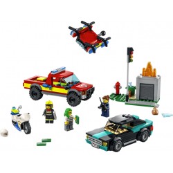 LEGO CITY 60319 Rescate de Bomberos y Persecución Policial 2