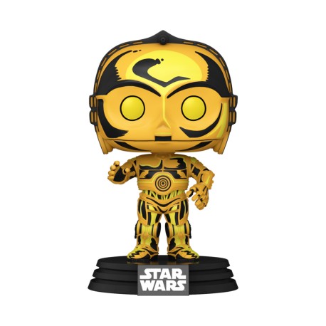 FUNKO POP STAR WARS RETRO SERIES C-3PO (454) EXC