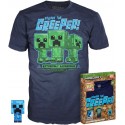 POP! & TEE SET DE MINIFIGURA POCKET Y CAMISETA MINECRAFT CREEPER - TALLA M