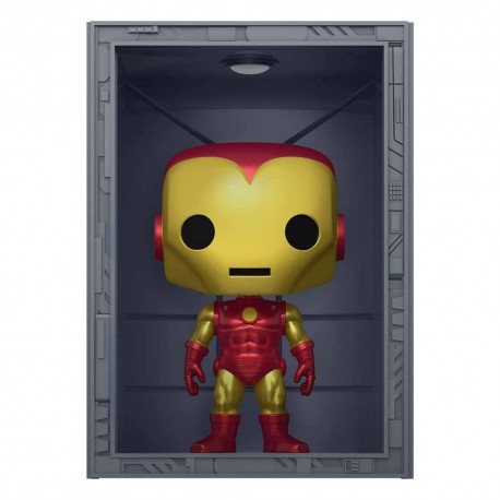 FUNKO POP MARVEL DELUXE HALL OF ARMOR IRON MAN MODEL 4 (1036) PX EXC