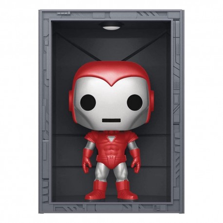 FUNKO POP MARVEL DELUXE HALL OF ARMOR IRON MAN MODEL 8 SILVER CENTURION (1038) PX EXC