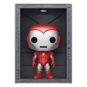FUNKO POP MARVEL DELUXE HALL OF ARMOR IRON MAN MODEL 8 SILVER CENTURION (1038) PX EXC