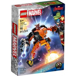 LEGO MARVEL 76243 Armadura Robótica de Rocket