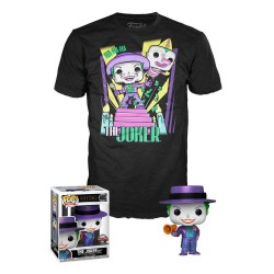 DC POP! & Tee Set de Minifigura y Camiseta The Joker Talla M