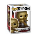 FUNKO POP STAR WARS RETURN OF THE JEDI 40TH C3PO IN CHAIR (609)
