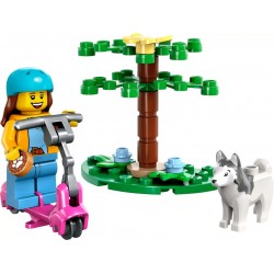 LEGO CITY 30639 POLYBAG PERRO PARQUE Y SCOOTER 2