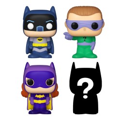 FUNKO POP DC COMICS PACK 4 FIGURITAS BITTY POP! HARLEY QUINN_POYSON IVY_THE JOKER_MYSTERY 2