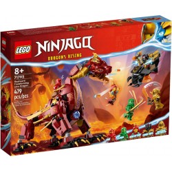 LEGO Ninjago 71793 Dragón de Lava Transformable de Heatwave