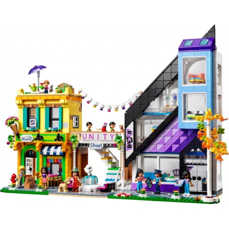 LEGO Friends 41732 Floristería y Tienda de Diseño del Centro
