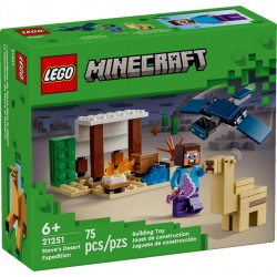 LEGO MINECRAFT 21251 La Expedición de Steve al Desierto