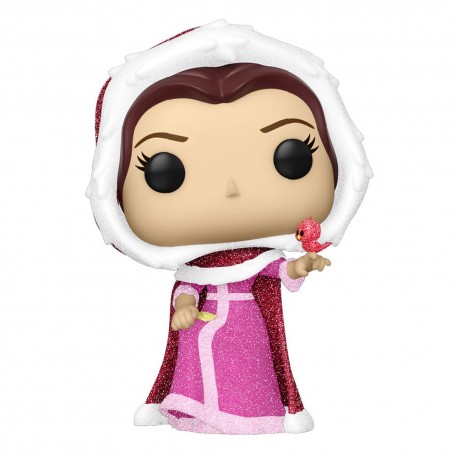 FUNKO POP DISNEY BEAUTY & BEAST WINTER BELLE (1137) DIAMOND COLLECTION SPECIAL EDITION