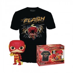 DC Comics POP! & Tee Set de Funko Pop y Camiseta The Flash Camisetas DC Comics TALLA M