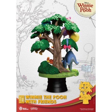 Disney Diorama D-Stage Winnie The Pooh With Friends 16 cm