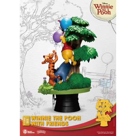 Disney Diorama D-Stage Winnie The Pooh With Friends 16 cm