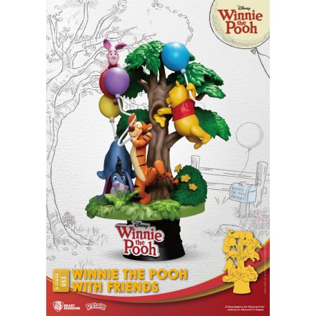 Disney Diorama D-Stage Winnie The Pooh With Friends 16 cm