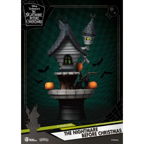 Pesadilla antes de Navidad Diorama D-Stage Jack's Haunted House 15 cm