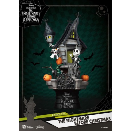 Pesadilla antes de Navidad Diorama D-Stage Jack's Haunted House 15 cm