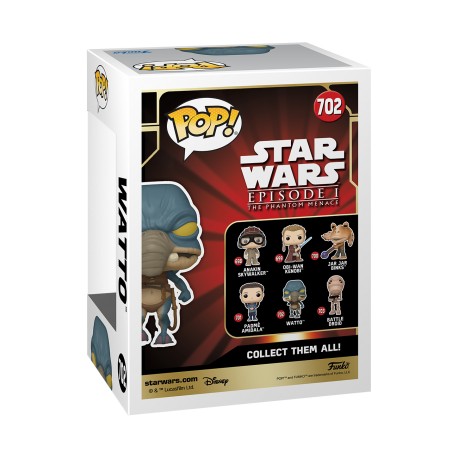 FUNKO POP STAR WARS EP1 THE PHANTOM MENACE ANNIVERSARY WATTO (702)