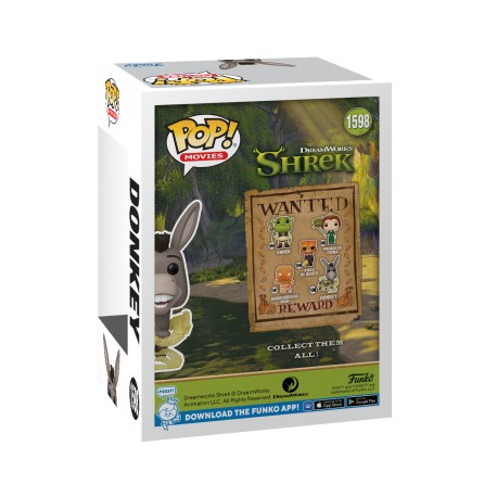 FUNKO POP MOVIES DreamWorks 30th SHREK - Donkey (1598) (GLITTER)