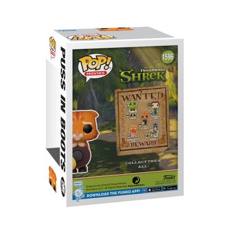 FUNKO POP MOVIES DreamWorks 30th SHREK - Puss in Boots (1596)
