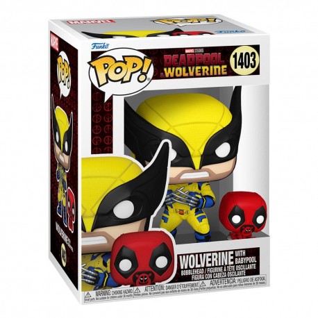 FUNKO POP MARVEL DEADPOOL 3 -  Wolverine w/ Babypool (1403)