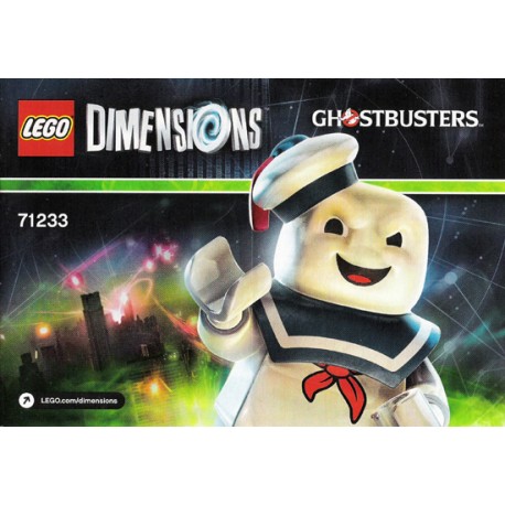 LEGO DIMENSIONS 71233 Fun Pack - Ghostbusters (Stay Puft Bibendum Chamallow and Terror Dog)