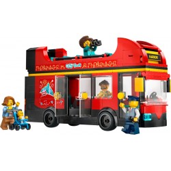 LEGO CITY 60407 Autobús Turístico Rojo de Dos Plantas 2