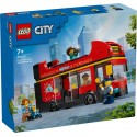LEGO CITY 60407 Autobús Turístico Rojo de Dos Plantas