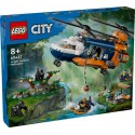LEGO CITY 60437 Exploradores de la Jungla: Helicóptero en Campamento Base