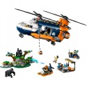 LEGO CITY 60437 Exploradores de la Jungla: Helicóptero en Campamento Base