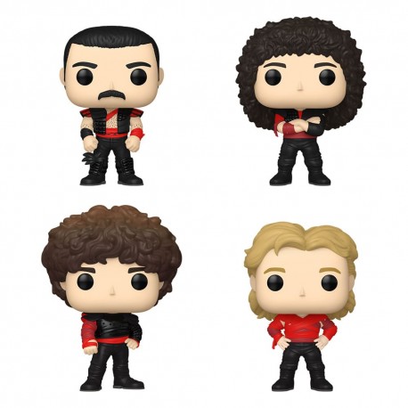 FUNKO POP ROCKS Queen Pack de 4 Figuras Radio