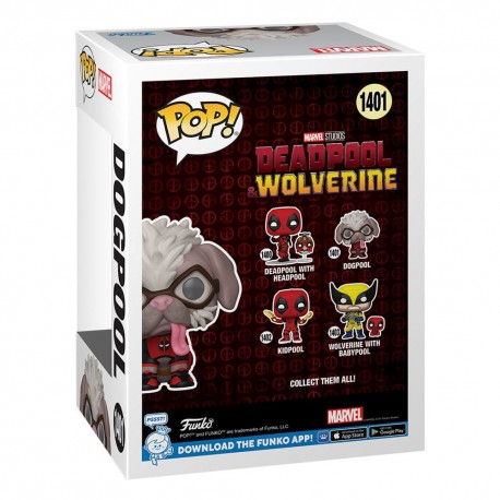 FUNKO POP MARVEL DEADPOOL 3 - Dogpool (1401)