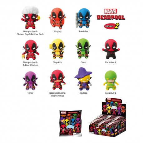 Marvel Colgantes PVC 3D Deadpool Series 2