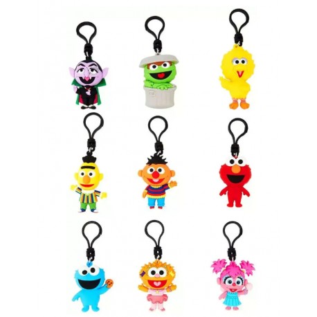 Sesame Street Colgantes llavero PVC 3D Series 01