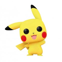 FUNKO POP GAMES POKEMON PIKACHU WAVING FLOKED (553) EXC 2
