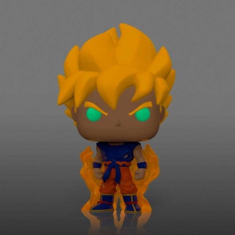 FUNKO POP DRAGON BALL Z -Super Saiyan Goku First Appearance (GW) (860) EXC