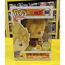 FUNKO POP DRAGON BALL Z -Super Saiyan Goku First Appearance (GW) (860) EXC