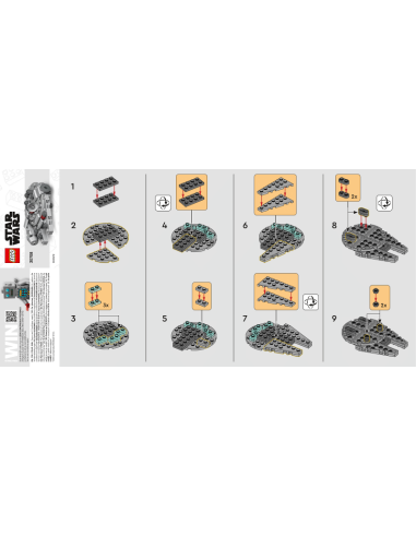 LEGO STAR WARS 30708 Millennium Falcon paper bag / Polybag