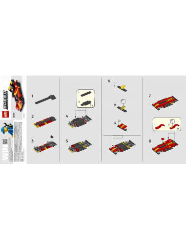 LEGO SPEED CHAMPIONS 30709 Ferrari 499P - Hypercar paper bag / polybag