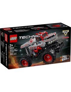 LEGO TECHNIC 42200 Monster Jam ThunderROARus con Motor de Carga Manual