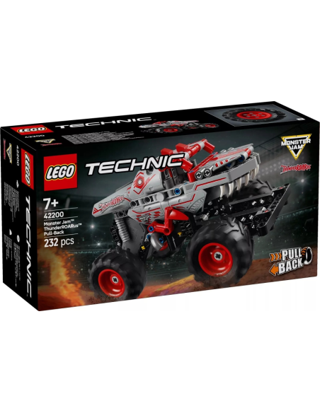 LEGO TECHNIC 42200 Monster Jam ThunderROARus con Motor de Carga Manual