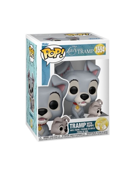 FUNKO POP DISNEY LA DAMA Y EL VAGABUNDO Tramp w/puppy (1554)
